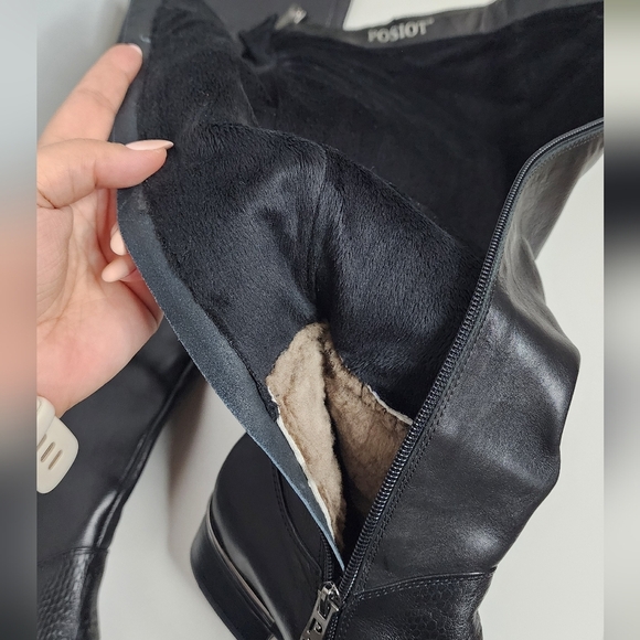 🔥Elegant Black Knee-High Boots - Picture 5 of 8